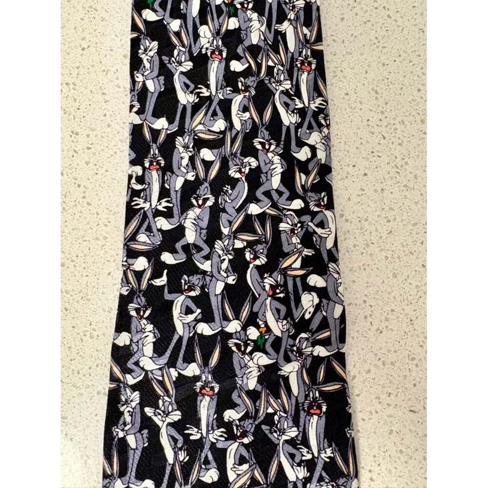 Vintage Looney Tunes Bugs Bunny Silk Tie
